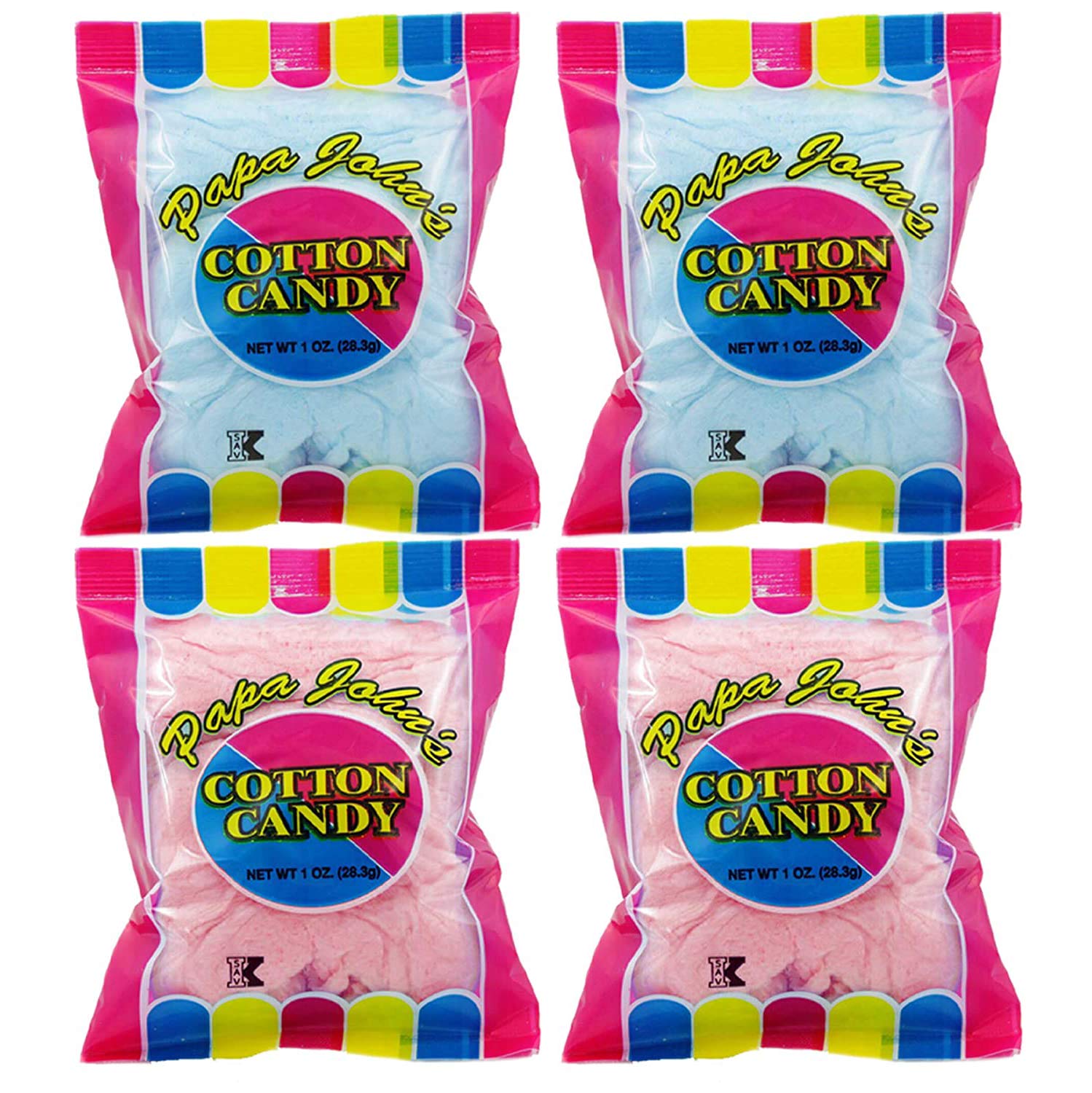 Fruidles Cotton Candy Blue and Pink Party Flavors