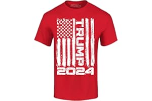 shop4ever® Trump Flag 2024 T-Shirt