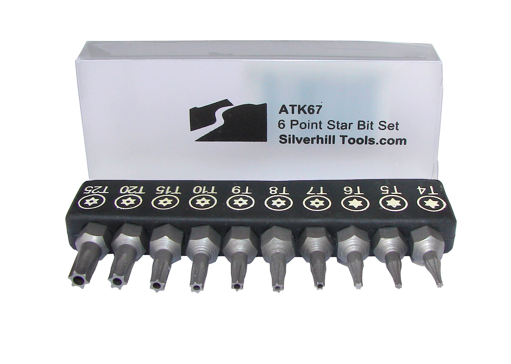 Silverhill Tools ATK67 Star Bit Set (6 Bits) with Security Feature