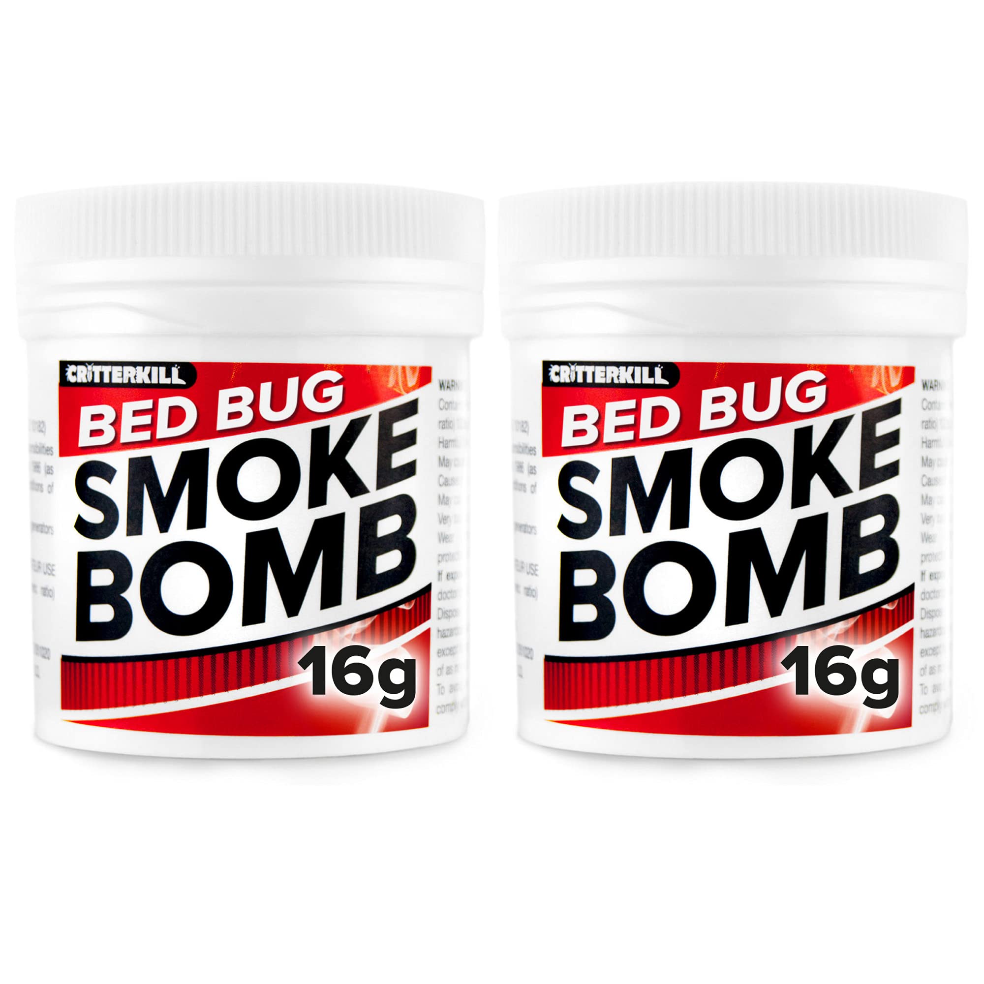 CritterKill 16g Bed Bug Smoke Bomb Fogger Fumigator | Kills Bedbugs | Professional Strength Product (2)