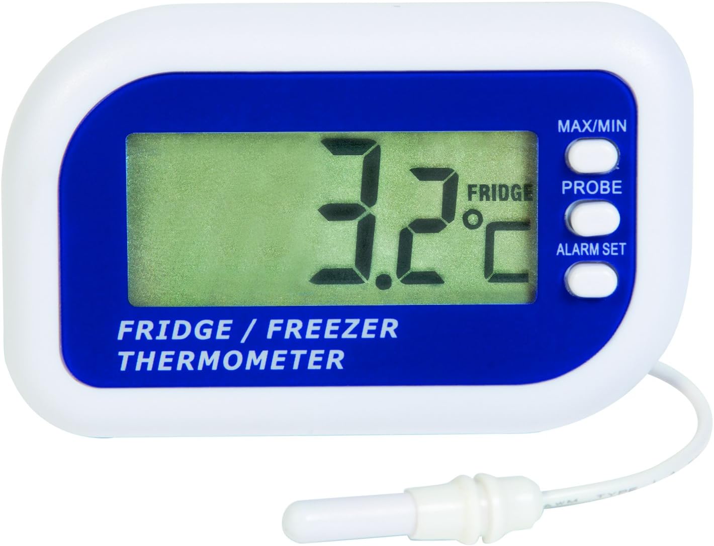 Digitale Kühlschrank oder Gefrierschrank Thermometer mit internen Sensor & Max/Min Funktion ...