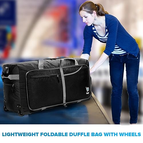 Bago Rolling Duffle Bag with Wheels 31