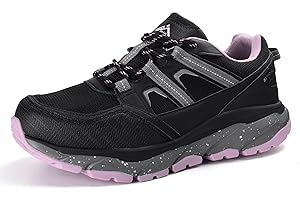 CC-Los Women's Waterproof Hiking Shoes Arch Support Non-Slip Outdoor Trekking Walking Camping Comfort Sneakers Size 7-10.5