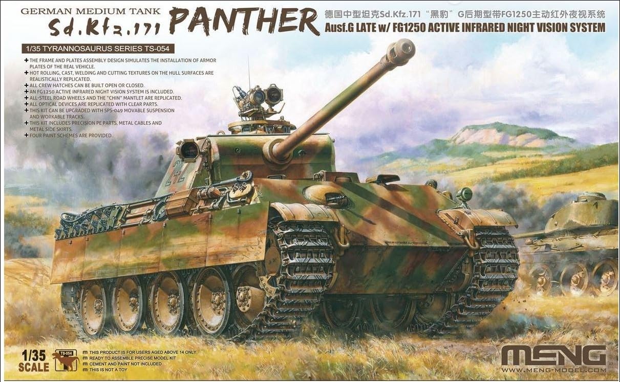 Meng Model 1:35 - Sd.Kfz. 171 Panther Ausf G Late w/ FG1250