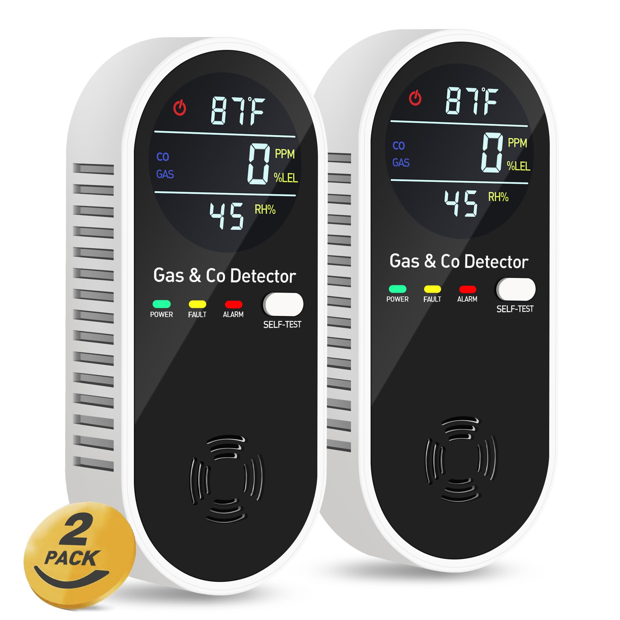 4-in-1 Portable Carbon Monoxide & Combustible Gas