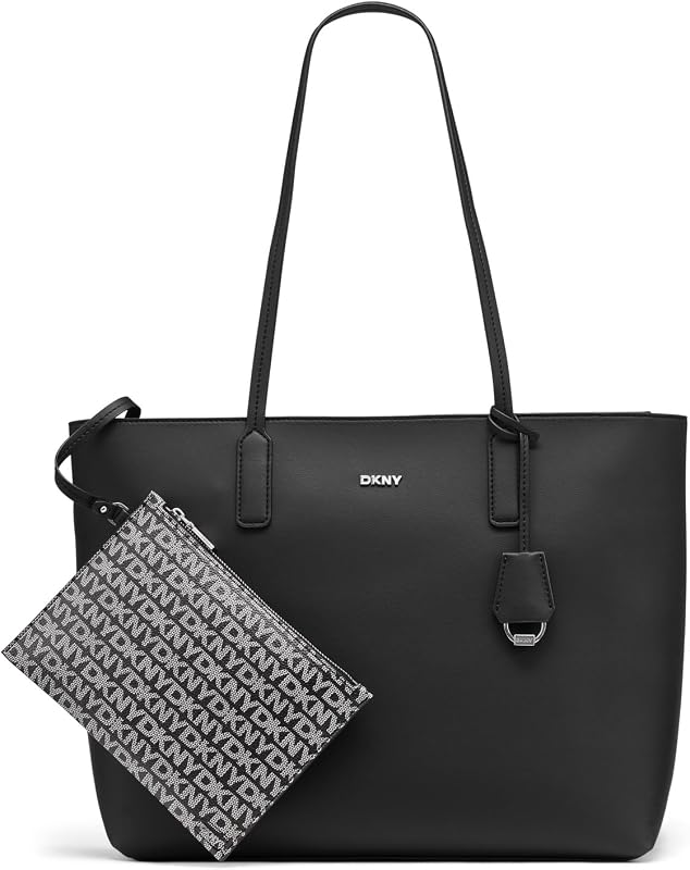 Saige Ew Tz Bolso de mano para mujer, negro y plateado, Rozmiar uniwersalny