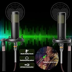 Podcast Equipment Bundle for 2, Audio Mixer with