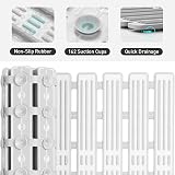 XIYUNTE Shower Mat Non Slip 68x40cm Anti Mould Grey view 3