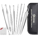 Kit Extracteur Points Noirs 6 Pièces IZUKU – Professionnel, Inox, Pour Acné, Neuf