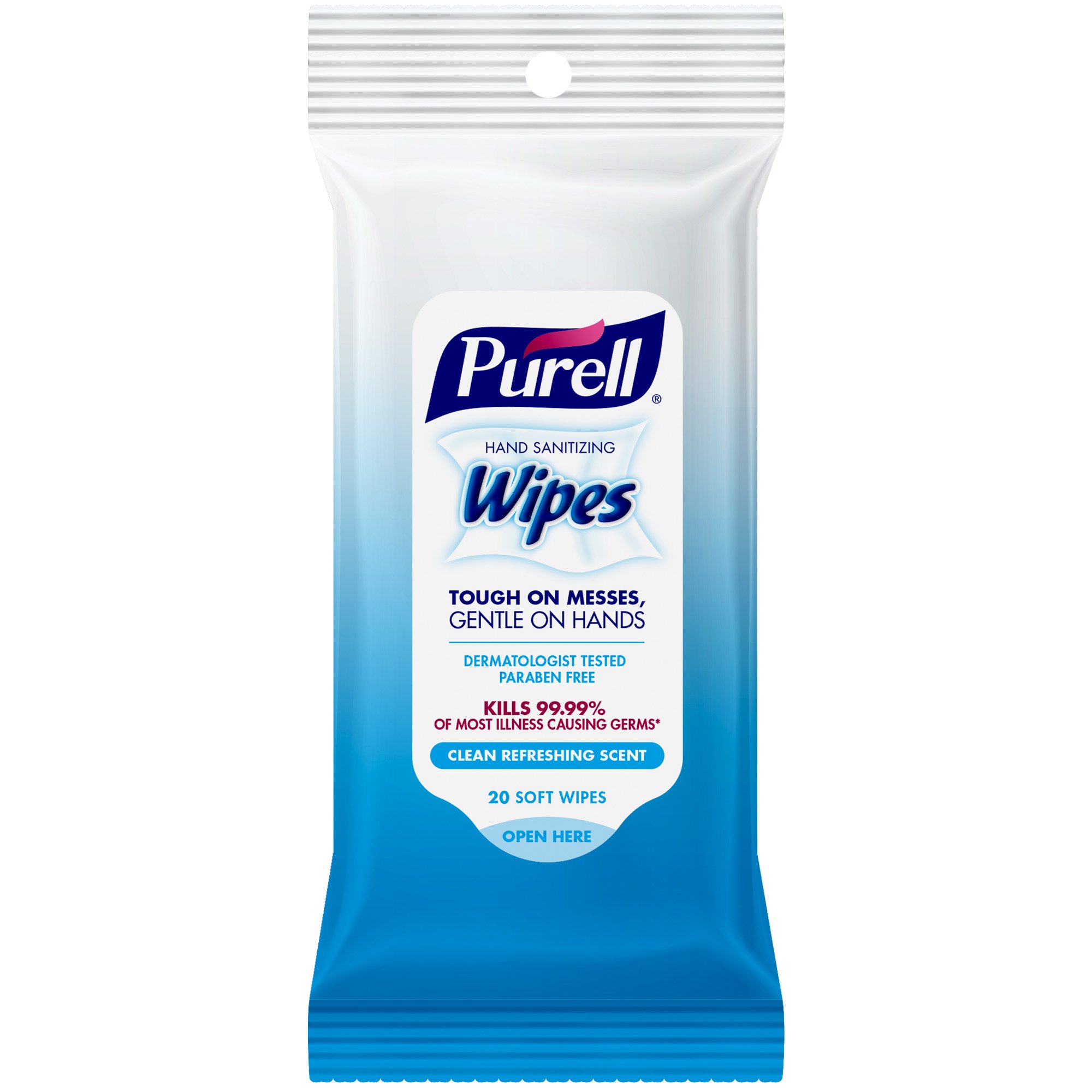 Purell Hand Sanitizing Wipes Clean Refreshing Scent, NonAlcohol