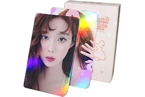 PYAJUU Aespa Laser Photocards 50pcs aespa photocard Kpop Aespa album card Aespa LOMO Cards Greeting Cards KARINA Photocard/Winter Photocard/Giselle Photocard/NINGNING Photocard (WWINTER)