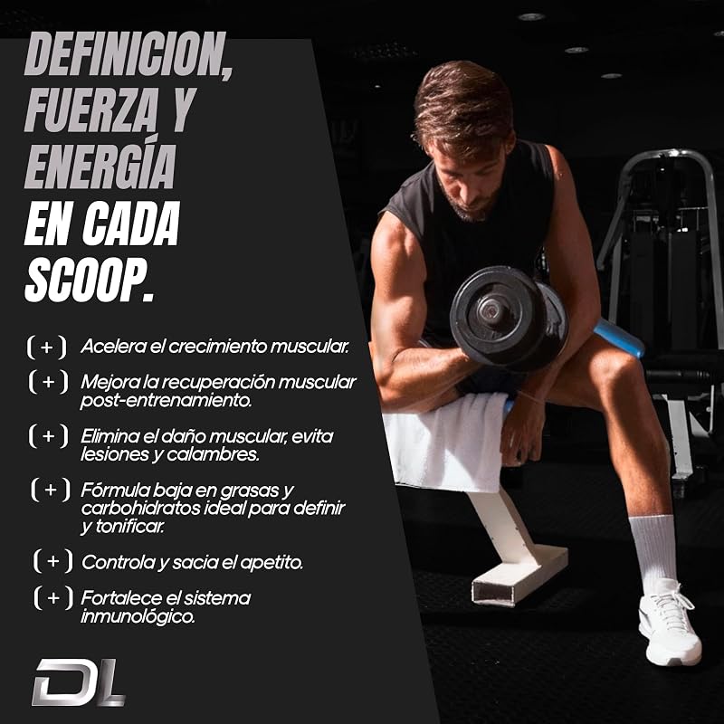 Proteína de Soro | Proteína em Pó com Colagénio, Magnésio e Aminoácidos | Aumenta a massa muscular | Apoia o desenvolvimento e recuperação muscular | Proteína fácil de digerir | Sabor a Baunilha 1kg