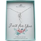 MOM & THREE DAUGHTERS Scissors Necklace for Hairdresser in 925 Sterling Silver | Gift for Hairdresser | Gift for Seamstress | 18 Inch Cable Chain