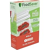 FoodSaver 11" x 16' Vacuum Seal Roll with BPA-Free Multilayer Construction for Food Preservation, 11" Roll 3 Pack