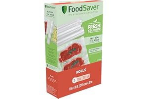 FoodSaver 11" Roll with unique multi layer construction, BPA free, 3 Rolls per Pack