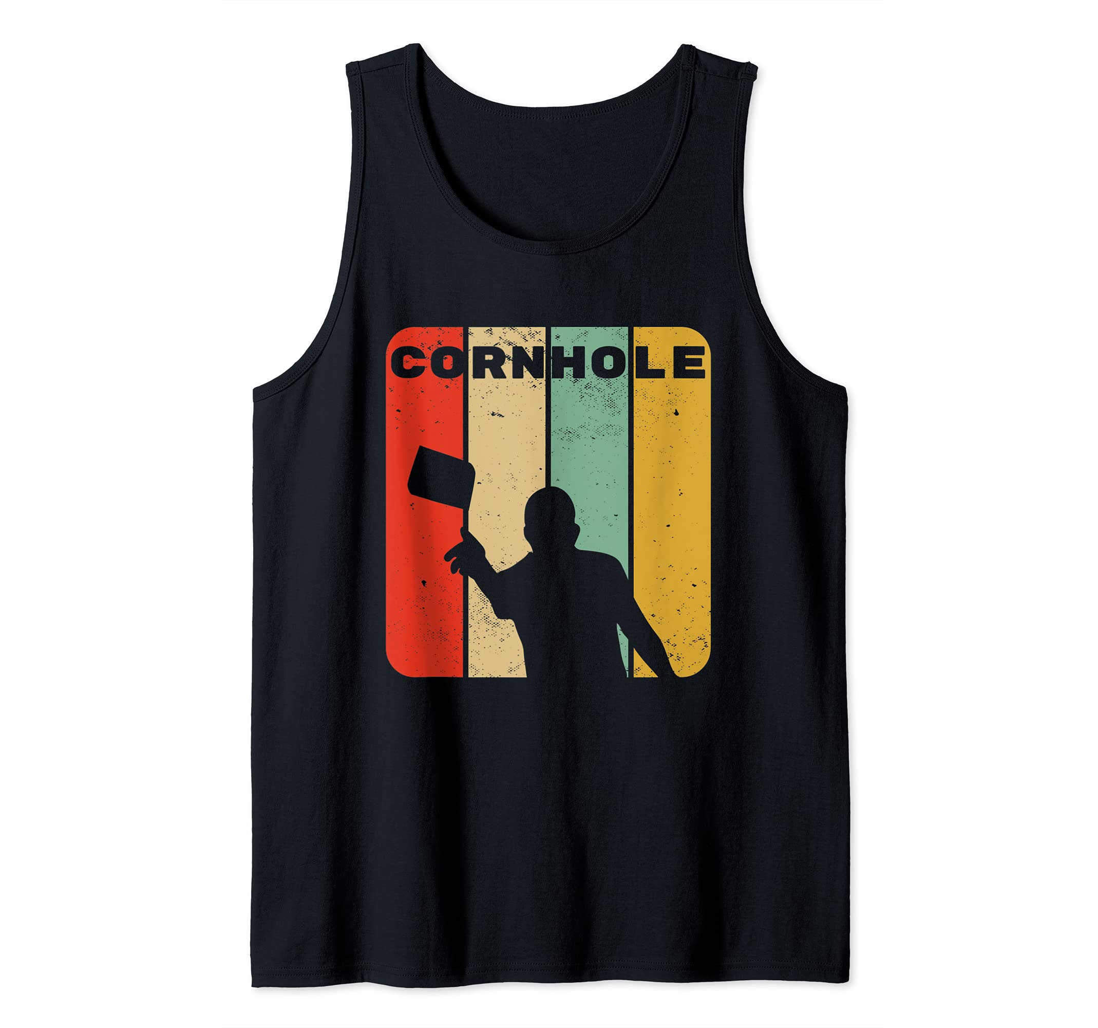 Cornhole Vintage Retro Style Team Tournament Tank Top