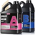 32oz Epoxy Resin Kit With Sticks, No Bubble Crystal Clear Resin Epoxy,Not Yellowing High Gloss Finish Art Resin for Casting & Coating,DIY,Art, Jewelry, Crafting, Tumblers & More, Easy to Mix 1:1 Ratio