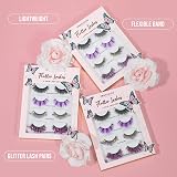 Profusion Cosmetics Empowered Butterfly Flutter Lashes 4 Pair Faux Eyelash Set view 6