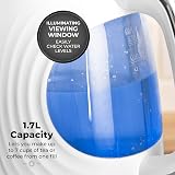 Tower T10083WHT Sonar Textured Kettle 1.7L 3000W Blue Light 360 Base view 4