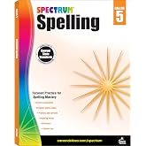 Spectrum Grade 5 Spelling Workbook, Rhyming Words, Dictionary Skills, Prefixes, Suffixes, Vocabulary, Grammar, and More, Language Arts Classroom or Homeschool Curriculum (Volume 32)