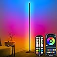 LanSuper Corner Floor Lamp, 65”Smart RGB LED Corner Lamp with App and Remote Control, 16 Million Colors Changing LED Floor Lamp,68+ Scene, Music Sync & Timer,Mood Lighting for Living Room Gaming Room