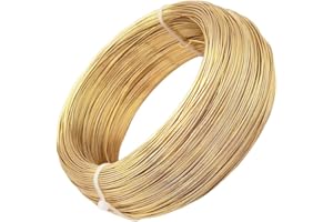 INSPIRELLE 20 Gauge 550 Feet KC Gold Aluminum Craft Wire Bendable Metal Wire for Jewelry Craft Making