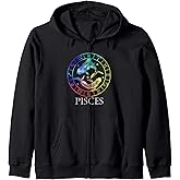 Zodiac Sign Pisces Zip Hoodie