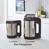 Morphy Richards 501027 Compact Saute & Soup Maker 900W 1L Stainless Steel view 3