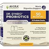 Avira Organic Probiotics Men Digestive Health, Capsules, Natural, 60 Count