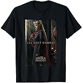 House of The Dragon All Must Choose Rhaenyra Targaryen Retro T-Shirt