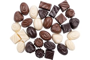 Hiawbon 30 Pcs Fake Chocolate Artificial Food Chocolate Realistic Mixed Color Chocolate Models Bulk Faux Dessert