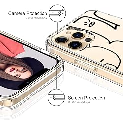 ICEDIO iPhone 12 Case with Screen Protector,iPhone