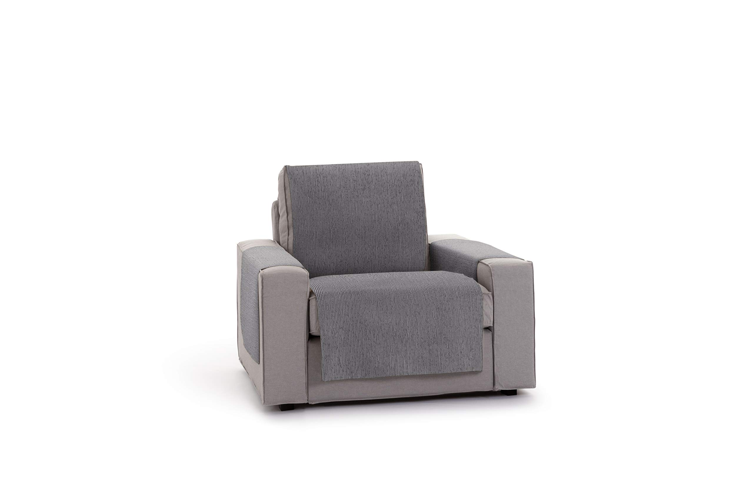 Eysa Rabat practica sofa cover 1 seater color 06/dark grey