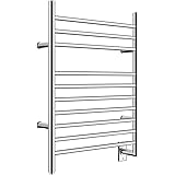 HEATGENE Hot Towel Warmer for Bath Hardwired Heated Drying Rack Brushed Polish