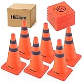 HiGiant [6 Pack] Collapsible Traffic Safety Cones