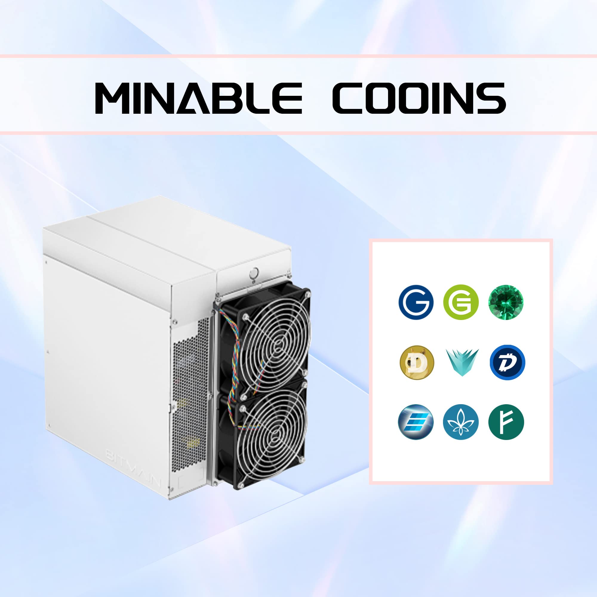 Mua Antminer L7 9050MH/s Litecoin Miner, LTC Doge Coin Miner Crypto Miner  ASIC Mining Machine 3425W Include PSU trên Amazon Mỹ chính hãng 2025 | Fado