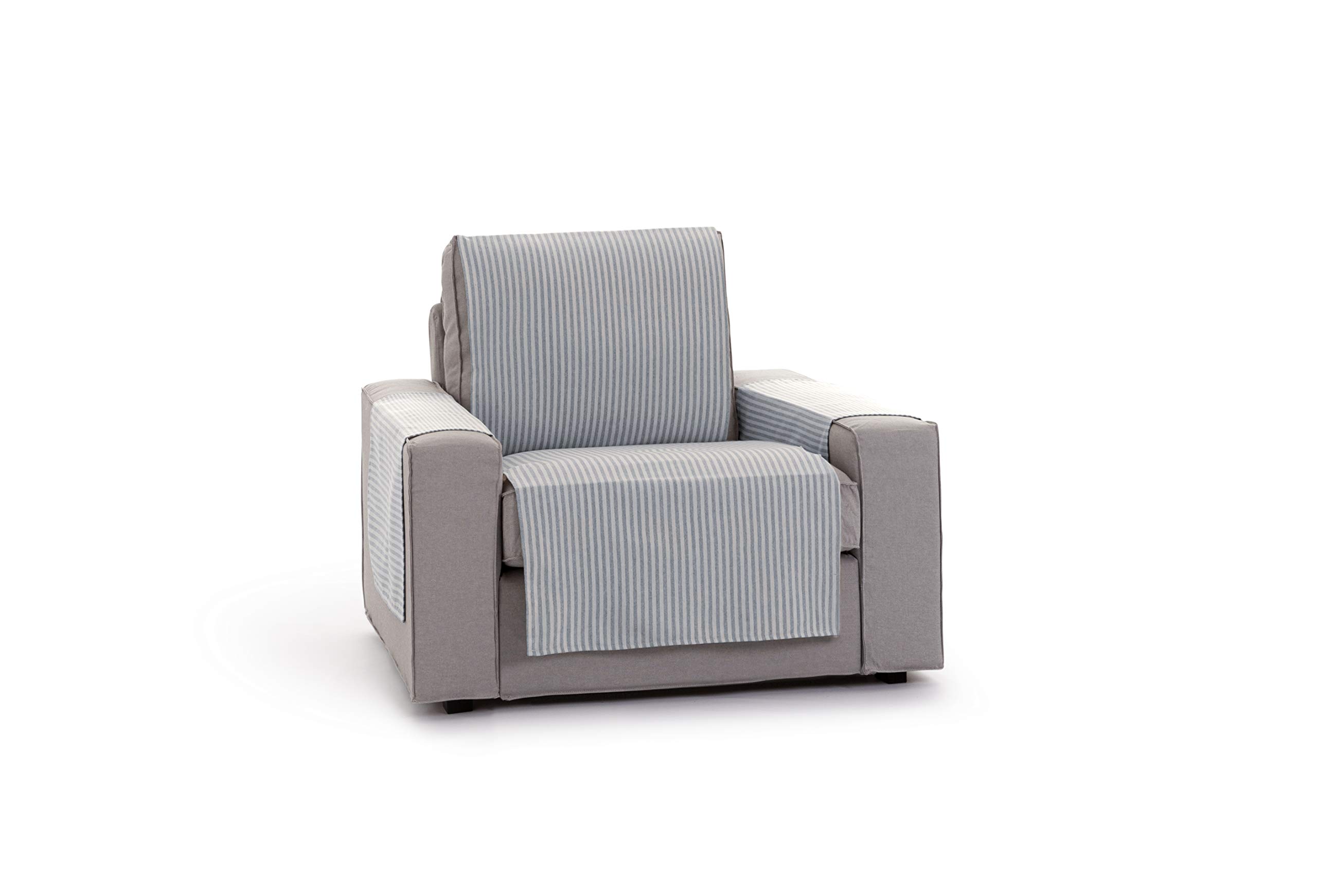 Eysa Cover, Cotton, Grey, 55cm Suitable for Sofa Sizes 60-110cm