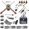 QWinOut DIY FPV Drone Quadcopter 4-axle Aircraft Kit: F450 Frame + PXI PX4 Flight Control + 920KV Motor + GPS + FS-i6 Transmitter + Battery