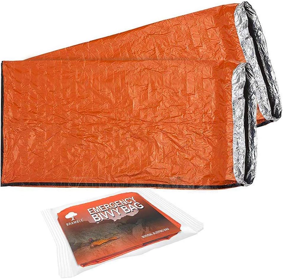 Sleeping Bag Emergency / Bivy – Foil Thermal Blanket – Waterproof - Foto 6