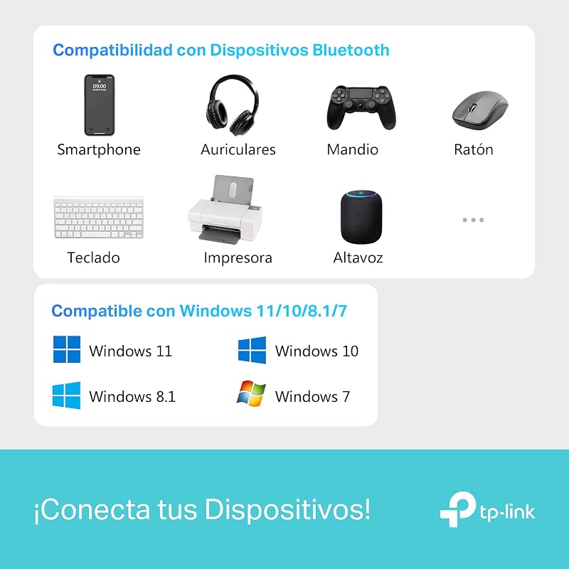 UB600 - Adaptador WiFi USB, Bluetooth 6.0, Nano, para PC