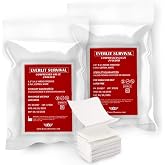 Everlit [2 Pack] Z-Folded Compressed Sterile Gauze 4.5" x 4.1 Yards, 6-Ply White Cotton, Essential First Aid and Stop The Bleed Kit Supply for Home, Medical, and Tactical Emergency Use (2)