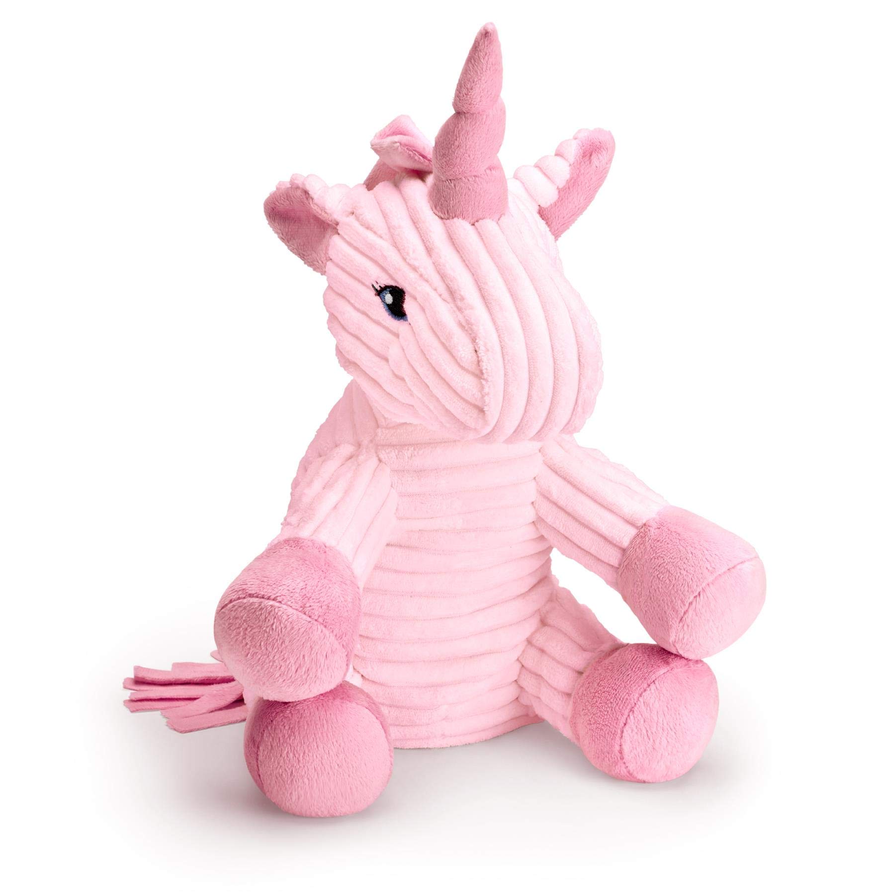 Mousehouse Gifts - Pink Unicorn Corduroy Teddy Bear, Plush Soft Toy for Girls and Unicorn Lovers