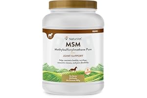 NaturVet MSM Methylsulfonylmethane Pure Joint Support Supplement for Horses, Powder, Made in The USA with Globally Source Ingredients 2 Pounds