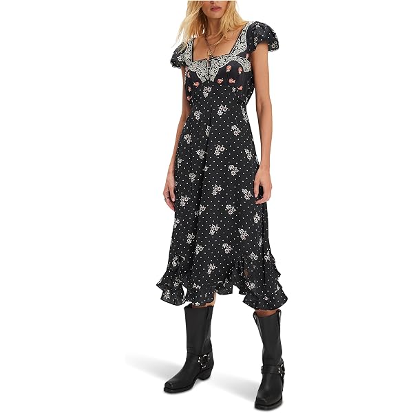 knee length dresses for ladies Free People Brielle Midi Dress main image 1