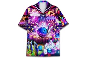 ACEPRINTS Funny Hawaiian Shirt for Men Casual Summer Shirt for Men Short Sleeve Button Down Shirt