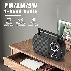 Portable AM FM Shortwave Radio with Long Range