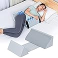 Fanwer Wedge Pillow for Side Sleeping, Back Pillow for Side Sleeper, Bed Wedges & Body Positioners for After Surgery, Pregnancy Support, Back Pain, Preventing Bedsores