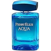 Perry Ellis Aqua Eau De Toilette Spray for Men - Mens Cologne, Long Lasting Perfume, EDT, Fragrance with Notes of Bergamot, Wood Notes & Musk - 3.4 fl oz (100 mL)