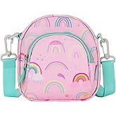 Choco Mocha Little Girls Purse for Kids 4-6 6-8 Kids Crossbody Bag Toddler Purse 2 3 4 Girl Christmas Purses Gifts