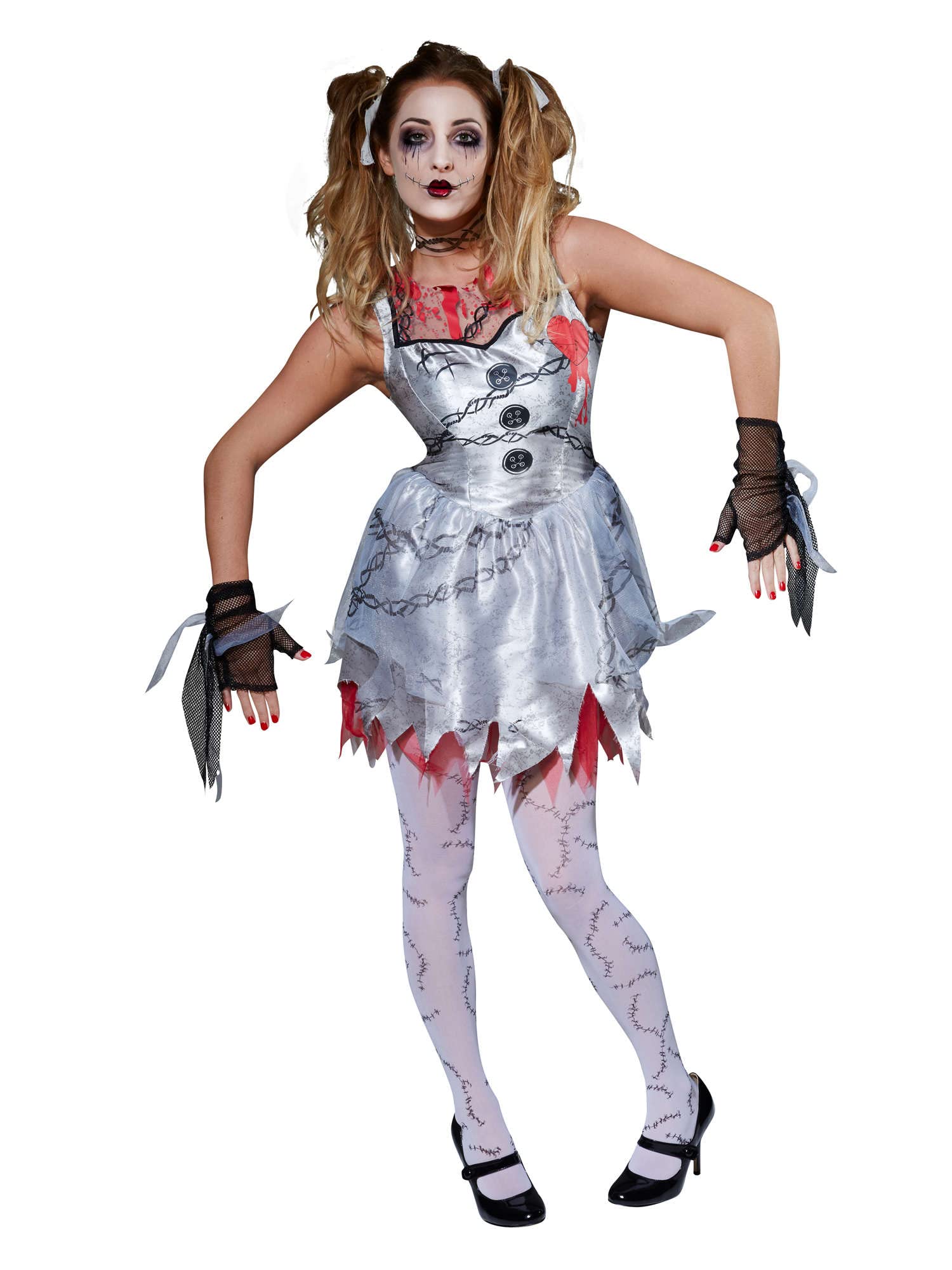 Rubies 810992S Official Dead Doll Halloween Zombie Costume, Adult's, Small Halloween